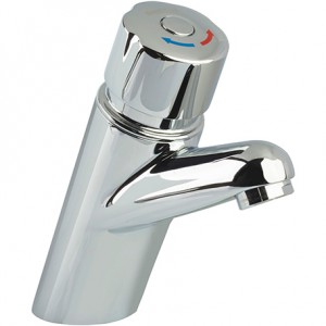 Bristan ZTC1/2C Timed Flow Temperature Control Basin Mixer Tap Chrome