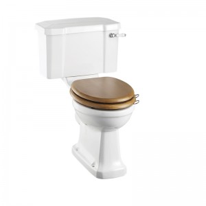 Burlington C1 Close Coupled/Low Level Cistern with Ceramic Lever & Fittings (WC Pan & Toilet Seat NOT Included)