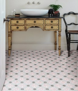 CaPietra Venice Porcelain Floor & Wall Tile (Matt Finish) Rose Criss-Cross 300 x 300 x 10mm [7354]