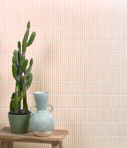 CaPietra Bamboo Porcelain Wall Tile (Gloss Finish) Blush 295 x 284 x 8mm [7544]