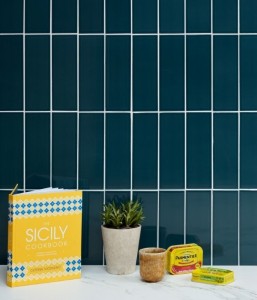 CaPietra Chic Ceramic Wall Tile (Gloss Finish) Cobalt 225 x 75 x 10mm [7919]