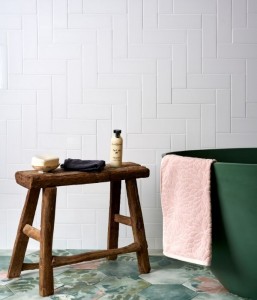 CaPietra Chic Ceramic Wall Tile (Gloss Finish) White 225 x 75 x 10mm [7922]