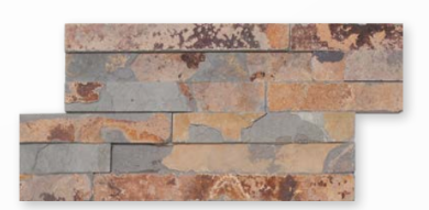 Craven Dunnill 3D Mosaic Slate Wall Tile 350 x 180mm Variegated (Single) [CR195]