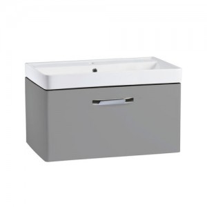 Tavistock CM800WG Compass 80cm Wall Hung Vanity Unit - Grey