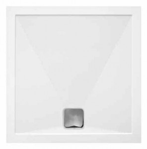 TM UK Elementary Square Shower Tray 1000mm White [D251000SQ]