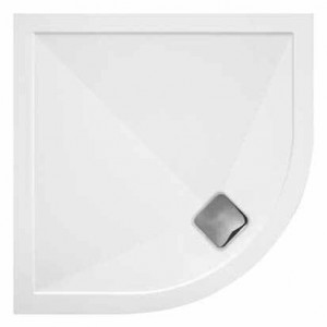TM UK Elementary Quadrant Shower Tray 1000mm White [D251000QUAD]
