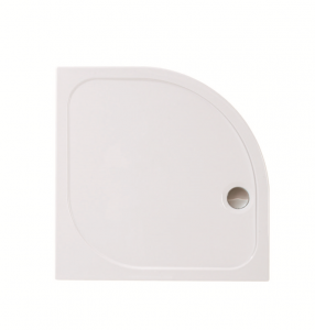 Merlyn MStone Quadrant Shower Tray with Waste 1000mm White [D100Q]