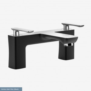 Eastbrook 93.0077 Helston Bath Filler Matt Textured Matt Black Chrome