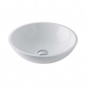 Eastbrook 51.032 Rondo Sit On Basin 412mm No Tapholes White (Waste NOT Included)