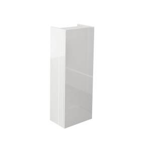 Imex Ceramics ECSSU80WG Echo Single Door Short Storage Unit White Gloss