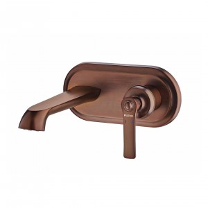 Flova LI2HWMBAS-ORB Liberty Concealed Basin Mixer/Slotted Clicker Waste Set Oil Rubbed Bronze