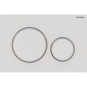 Geberit Sigma20 Flush - Matt White / White [115882011]