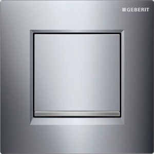 Geberit Pneumatic Urinal Control - Sigma30 - Gloss Chrome / Matt Chrome / Gloss Chrome [116017KH1]