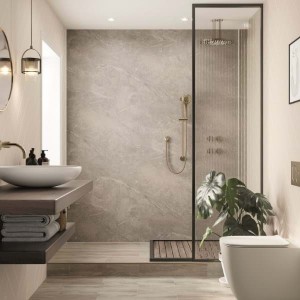 MultiPanel TILE Wall Panel Hydrolock T&G Large 2400 x 598 x 11mm Valmasino Marble [MT074ST1001]