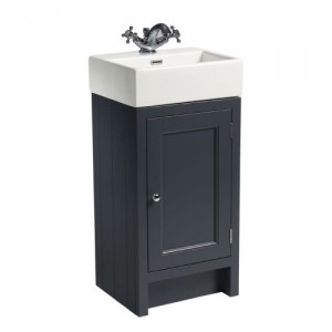 Roper Rhodes Hampton 400 Cloakroom Vanity Unit - Slate Grey [HAM450B.SG] [BASIN NOT INCLUDED]