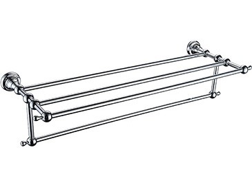 Heritage AHODBTC Holborn Double Bathroom Towel Shelf Chrome