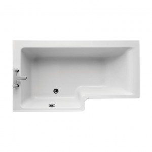 Ideal Standard E049701 Concept 1500 x 700mm Idealform Plus+ Square Shower Bath left hand - no tapholes