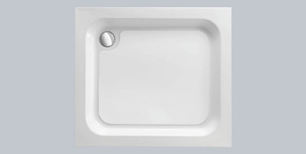 Just Trays Ultracast Flat Top Rectangular Shower Tray 1100x760mm White (Shower Tray Only) [A1176100]