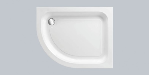 Just Trays Ultracast Quadrant Shower Tray with 2 Upstands 900mm White (Shower Tray Only) [A90Q204]