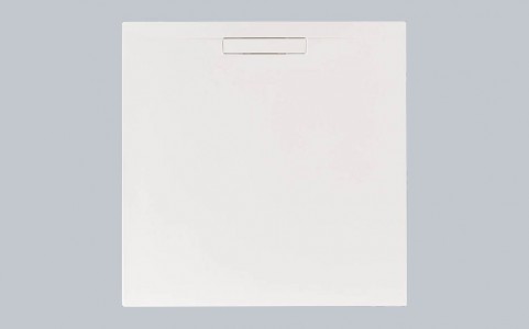 Just Trays Evolved Anti-Slip Square Shower Tray 800mm Astro White [211ASE80019]