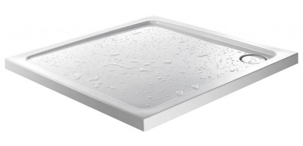 Just Trays Fusion Square Shower Tray 800mm White [F80100]
