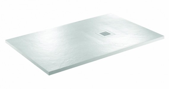 Just Trays Softstone Rectangular Shower Tray 1400x900mm White Slate (Shower Tray Only) [SFT1490100]