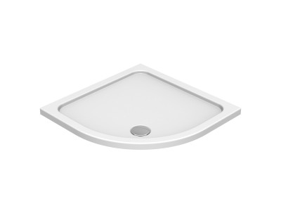 Kudos KStone Quadrant Shower Trays 900mm White (Waste NOT Included) [KSQ90]