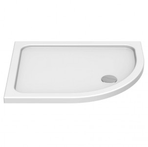 Kudos KStone Left Hand Anti-Slip Offset Quadrant Shower Tray 1000x800mm White (Waste NOT Included) [KSQ10080LHSR]