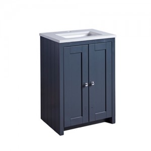 Tavistock LAN600USDGM Lansdown 60cm Vanity Unit for Under mounted Basin - Dark Grey (BASIN NOT INCLUDED)