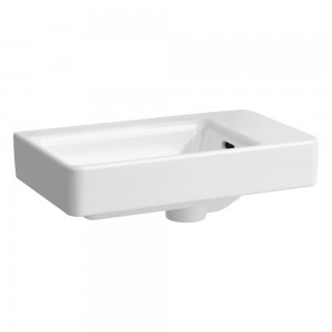 Laufen 15954WH Pro S Small Washbasin - Tap Bank Right 480x280x85mm White (Basin Only - Brassware NOT Included)