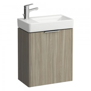 Laufen 21011102621 Base Vanity Unit - 1x Left Hinged Door 267x460x515mm Light Elm (Vanity Unit Only - Basin NOT Included)