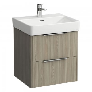 Laufen 21721102621 Base Vanity Unit - 2x Drawers 520x440x515mm Light Elm (Vanity Unit Only - Basin NOT Included)