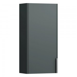 Laufen 26021102661 Base Medium Wall Cabinet - 1x Right Hinged Door 185x350x700mm Traffic Grey