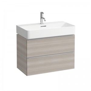 Laufen 4101821601011 Space 2-Drawer Vanity Unit 735x410mm Light Walnut (Basin NOT Included)