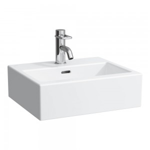 Laufen 8154330001091 Living Small Washbasin 450x380mm White (Brassware NOT Included)
