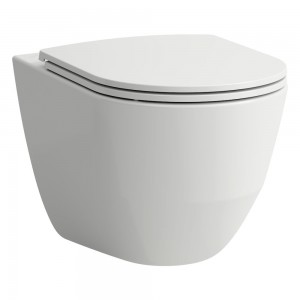 Laufen 8219620000001 Pro Comfort Height Rimless Wall Mounted WC Pan White (WC Pan Only - Seat & Cover NOT Included)