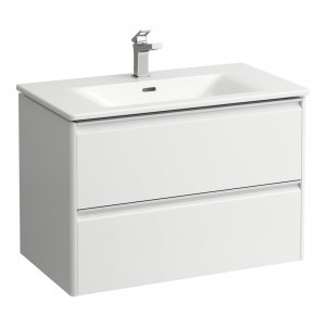 Laufen 8607059991041 Palace Combipack Slim Washbasin with 2-Drawer Vanity Unit 450x545x800mm Multi Colour (Brassware NOT Included)