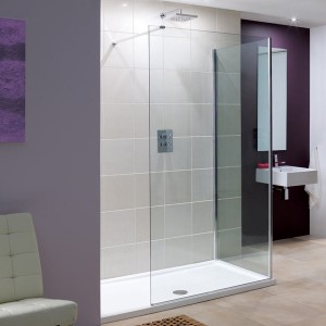 Lakes LK818-090S Walk-In 8mm Frameless End Panel 900x2000mm (Shower/Bypass/Side Panels NOT Included) 