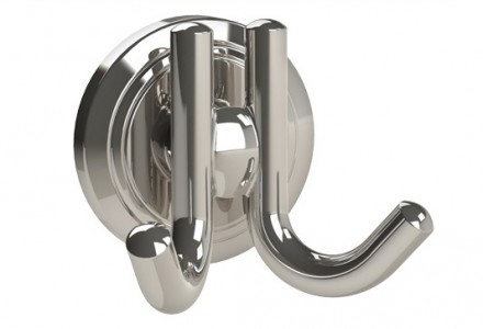 Miller 8023MN Oslo Double Robe Hook Polished Nickel