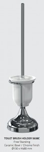 Miller 5638C Classic Toilet Brush Holder Chrome