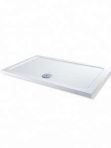 MX Group Elements Rectangular Shower Tray with 90mm Waste 1300x700mm White [SS2]