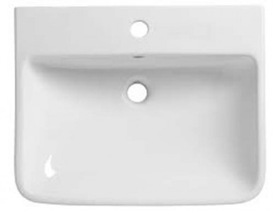 Tavistock SCSB453S Structure 550mm Basin - 1 tap hole - White