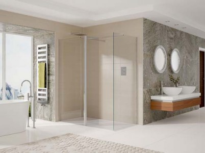 Sommer Wetrooms Glass Panel 760mm (720-740mm) - Chrome [SOW76]