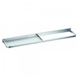 Flova SO8916 Sofija Towel Rail/Glass Shelf Chrome