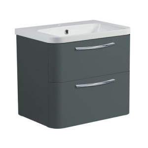 Roper Rhodes System 600 Wall Mounted Basin Unit - Juniper Green [SYS600D.JNP] [BASIN NOT INCLUDED]