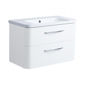 Roper Rhodes System 800 Wall Hung Vanity Unit- Gloss White [SYS800D.GW] [BASIN NOT INCLUDED]