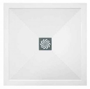 TM UK Symmetry Square Shower Tray 1000mm White [T251000SQ]