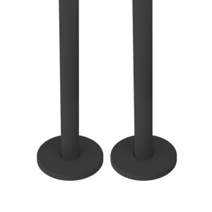 Tissino Hugo2 Pipes & Shrouds (Pair) Matt Black [THU-208-MN]