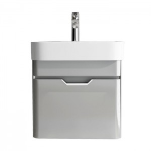 Tissino Loretto Base Unit 450 x 400mm Gloss Soft Grey (Basin & Brassware NOT Inlcuded) [TLT-306]