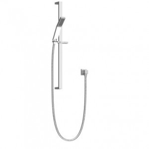 Tissino Mario 700mm Square Slide Rail Kit with Monofunction Shower Head & Square Outlet Elbow Chrome [TMA-418]